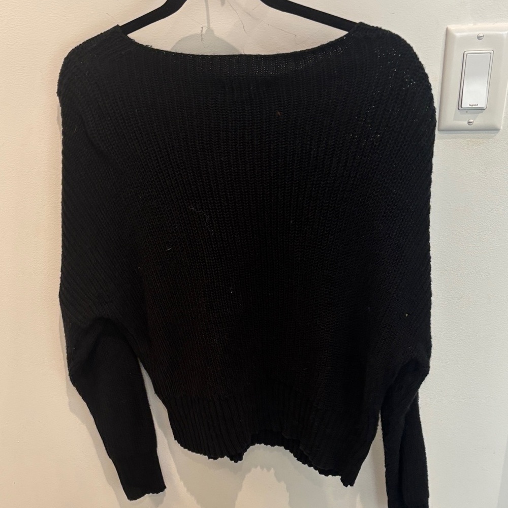 J. Crew Classic Black Crew Neck Sweater - Picture 4 of 4